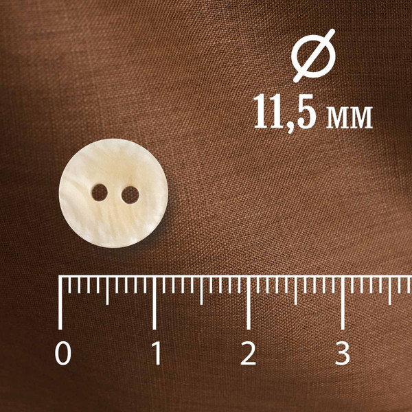 Изображение товара Набор пуговиц Sentex P-A2027 11.5/2 (20шт, слоновая кость)