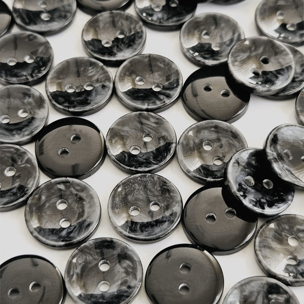 Изображение товара Набор пуговиц Sentex P-A2027 15/2 (20шт, антрацит)