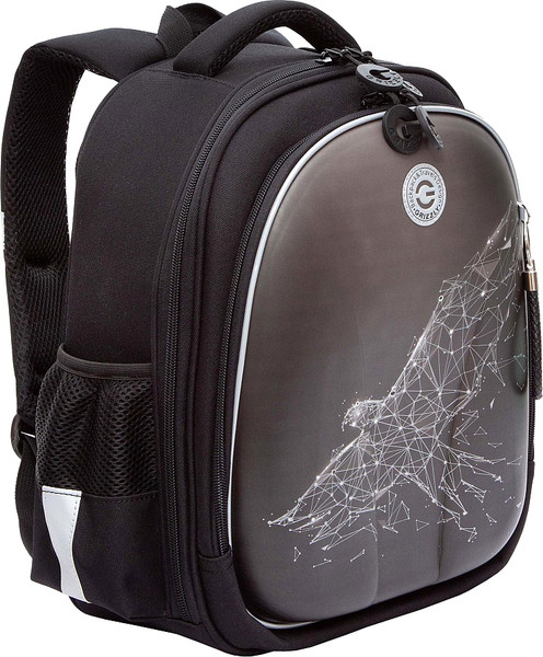 Изображение товара Школьный рюкзак Grizzly RAz-587-4 (черный)