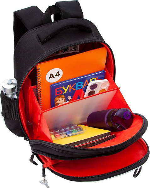 Изображение товара Школьный рюкзак Grizzly RAz-587-4 (черный)