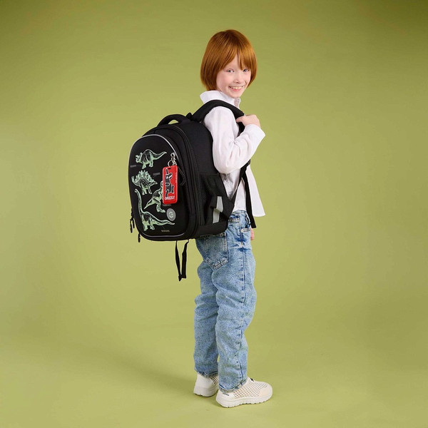 Изображение товара Школьный рюкзак Grizzly RAz-587-5 (черный)