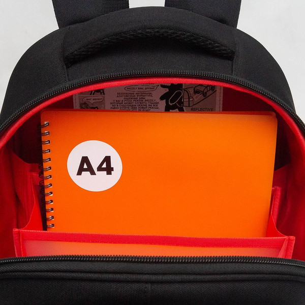 Изображение товара Школьный рюкзак Grizzly RAz-587-5 (черный)