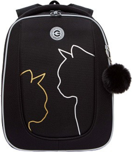 Изображение товара Школьный рюкзак Grizzly RAf-592-6 (черный)