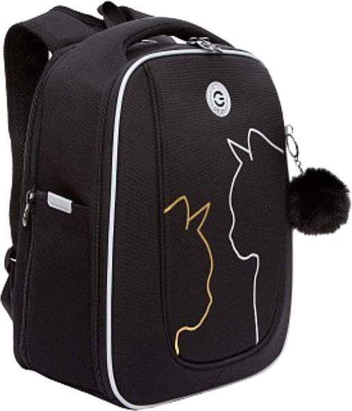 Изображение товара Школьный рюкзак Grizzly RAf-592-6 (черный)