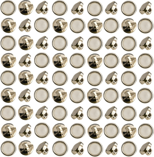 Изображение товара Набор пуговиц Sentex PN-0928 8 (100шт, белый/золотой)