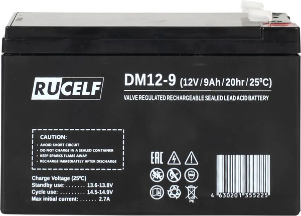 Изображение товара Аккумуляторная батарея Rucelf DM12-9