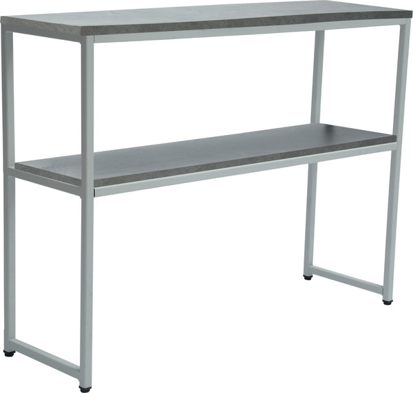 Изображение товара Консольный столик Allerd Rion 30x75 / 2060110500 (белый муар/бетон)