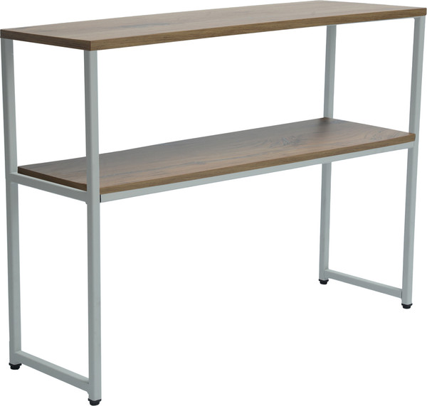 Изображение товара Консольный столик Allerd Rion 30x75 / 2060110600 (белый муар/дуб нокс)