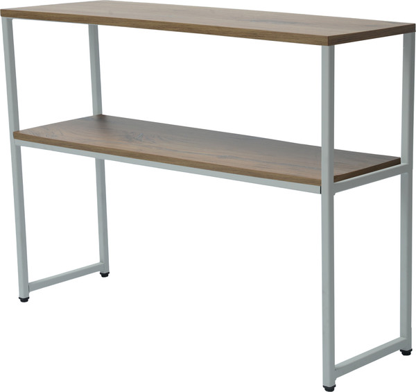 Изображение товара Консольный столик Allerd Rion 30x75 / 2060110600 (белый муар/дуб нокс)