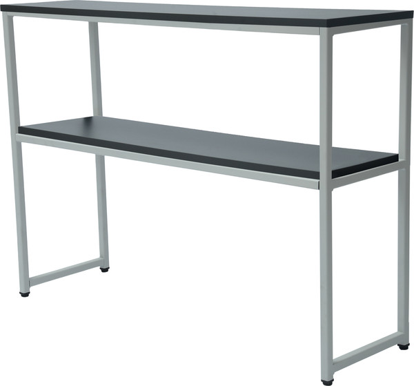 Изображение товара Консольный столик Allerd Rion 30x75 / 2060110700 (белый муар/металл бруклин)