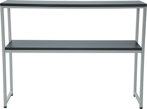 Изображение товара Консольный столик Allerd Rion 30x75 / 2060110700 (белый муар/металл бруклин)
