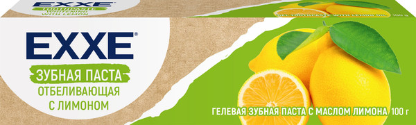 Изображение товара Зубная паста Exxe Отбеливающая с лимоном (100г)