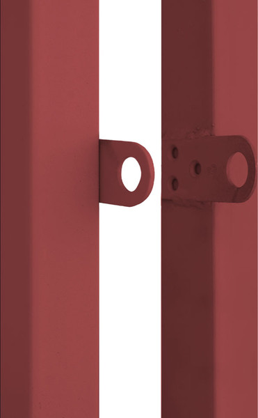 Изображение товара Калитка Белзабор Из профильной трубы и сетки рабицы под навесной замок 0.9x1.2м (наружное открытие, левые петли)