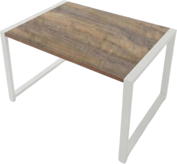 Изображение товара Журнальный столик Allerd Rion 85x51 / 2070110300 (белый муар/австралийское дерево)