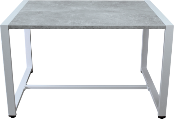 Изображение товара Журнальный столик Allerd Rion 85x51 / 2070110500 (белый муар/бетон)