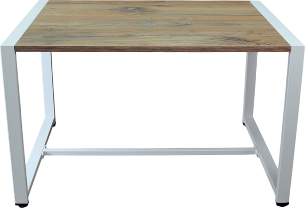 Изображение товара Журнальный столик Allerd Rion 85x51 / 2070110600 (белый муар/дуб нокс)