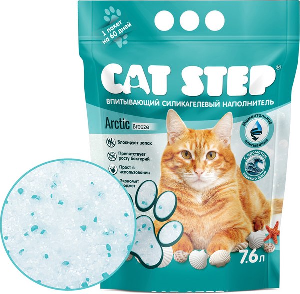 Изображение товара Наполнитель для туалета Cat Step Arctic Breeze / 20363064 (7.6л/3.44кг)