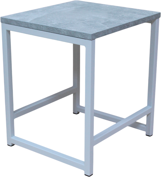 Изображение товара Табурет Allerd Rion 38x35x43 / 3010110500 (белый муар/бетон)