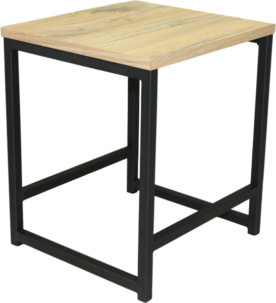 Изображение товара Табурет Allerd Rion 38x35x43 / 3010210600 (черный муар/дуб нокс)