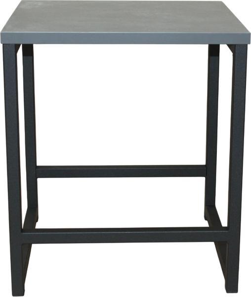 Изображение товара Табурет Allerd Rion 38x35x43 / 3010210700 (черный муар/металл бруклин)