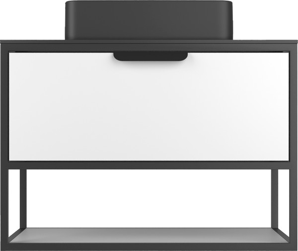 Изображение товара Тумба под умывальник Style Line Лофт 3.1 со столешницей ЛДСП 80см Plus (подвесная)