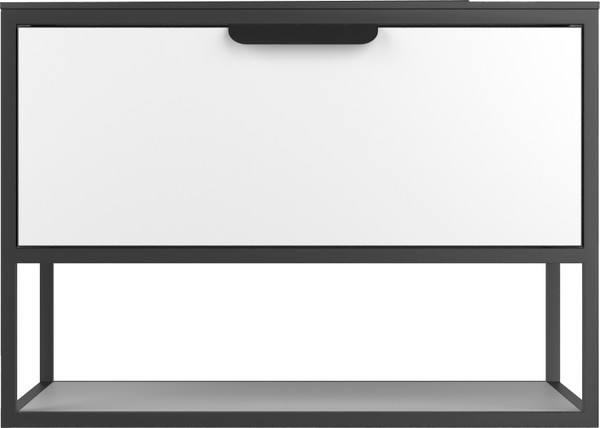 Изображение товара Тумба под умывальник Style Line Лофт 3.1 со столешницей ЛДСП 80см Plus (подвесная)