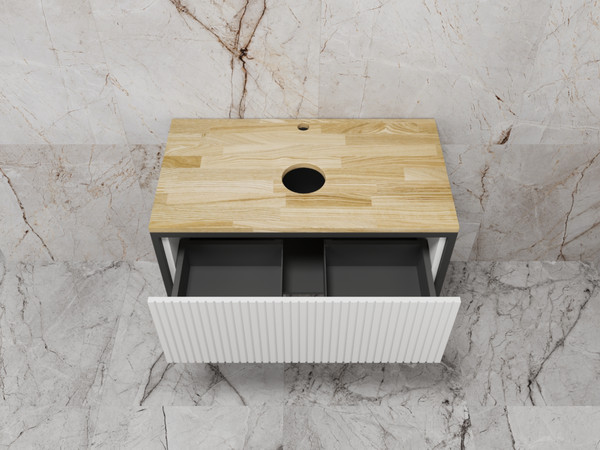 Изображение товара Тумба под умывальник Style Line Сохо 80см Ясень/Софт Push