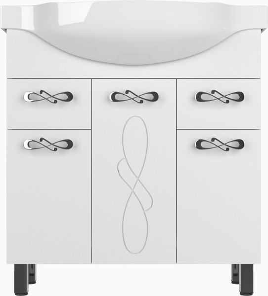 Изображение товара Тумба под умывальник Style Line Венеция 85см 2 ящика (для классической раковины)