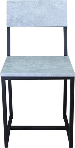 Изображение товара Стул Allerd Rion 38x32.5x43 / 3020210500 (черный муар/бетон)