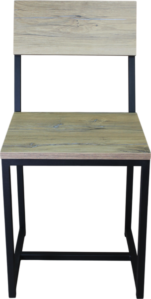 Изображение товара Стул Allerd Rion 38x32.5x43 / 3020210600 (черный муар/дуб нокс)