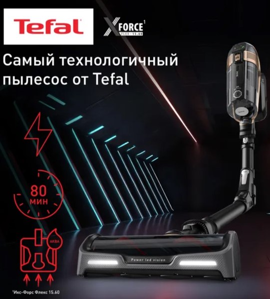 Изображение товара Вертикальный пылесос Tefal TY99G1WO