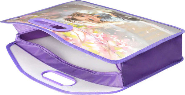 Изображение товара Папка для тетрадей Феникс+ Блондинка с собакой / 69280