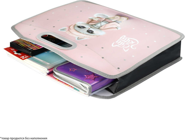 Изображение товара Папка для тетрадей Феникс+ Кошечка в пальто / 69281