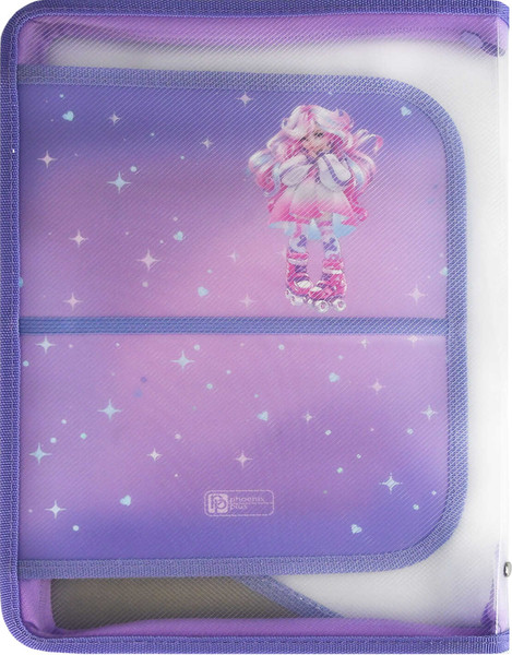 Изображение товара Папка для тетрадей Феникс+ Девочка на роликах / 69283