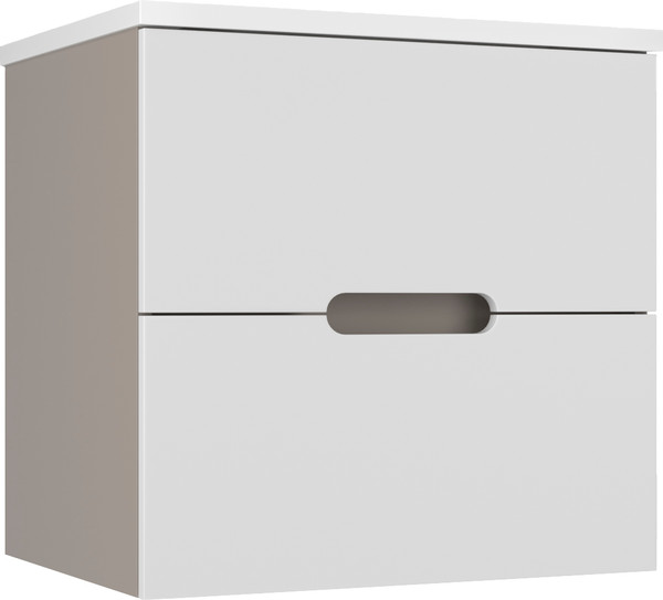 Изображение товара Тумба под умывальник Style Line Куба 50см 2 ящика Plus (подвесная)