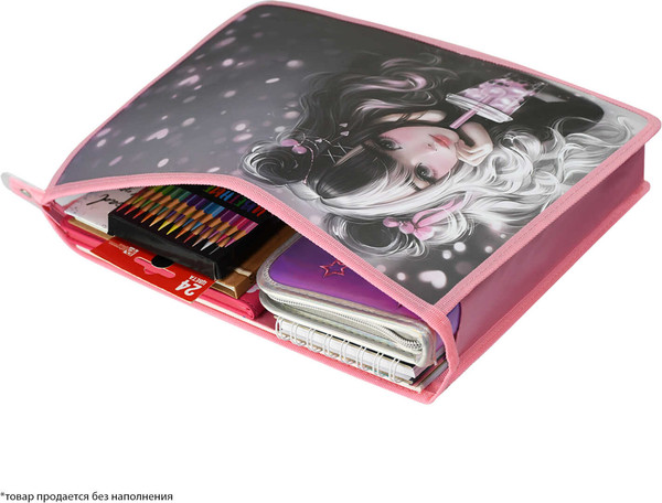 Изображение товара Папка для тетрадей Феникс+ Девочка с бабл-ти / 69291