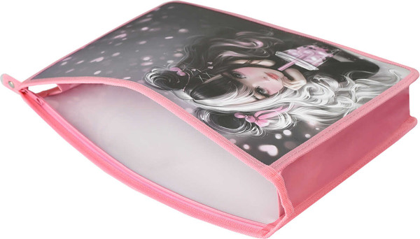 Изображение товара Папка для тетрадей Феникс+ Девочка с бабл-ти / 69291