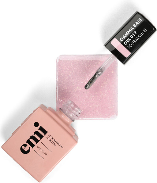 Изображение товара База для гель-лака E.Mi Lac Gamma Base Gel №017 Tourmaline (15мл)