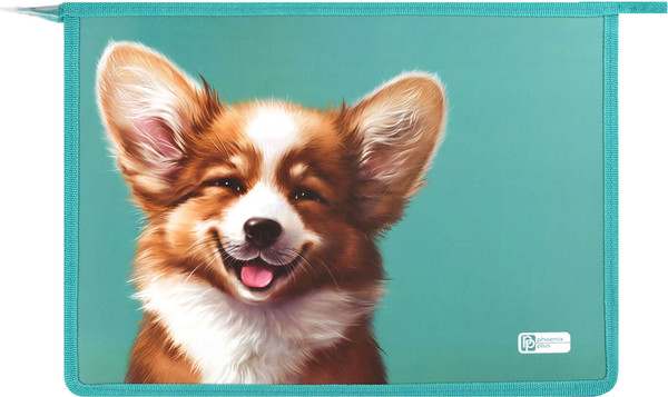 Изображение товара Папка для тетрадей Феникс+ Веселый корги / 69293