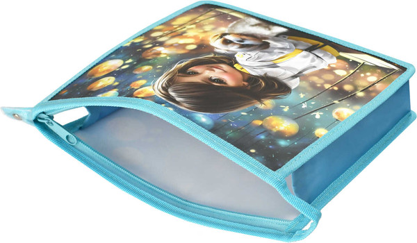 Изображение товара Папка для тетрадей Феникс+ Шатенка с собачкой / 69296