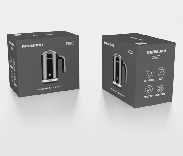 Изображение товара Капучинатор для кофемашины Redmond MF5000 (черный)