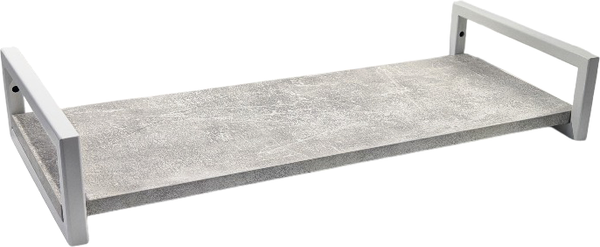 Изображение товара Полка Allerd 1 Rion 30x12 / 4050110500 (белый муар/бетон)