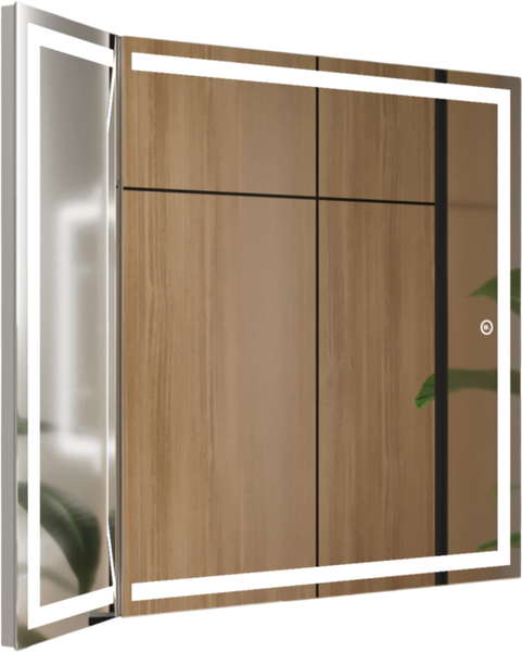 Изображение товара Зеркало Style Line Лайт поворотное с LED-подсветкой 80x70