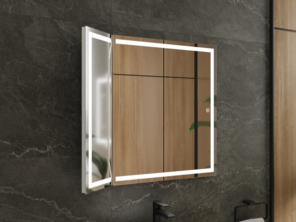 Изображение товара Зеркало Style Line Лайт поворотное с LED-подсветкой 80x70