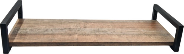 Изображение товара Полка Allerd 1 Rion 30x12 / 4050210300 (черный муар/австралийское дерево)