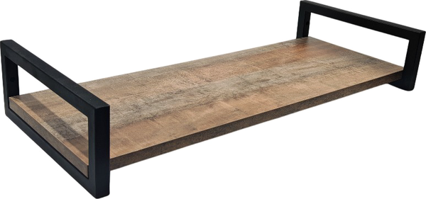 Изображение товара Полка Allerd 1 Rion 30x12 / 4050210300 (черный муар/австралийское дерево)