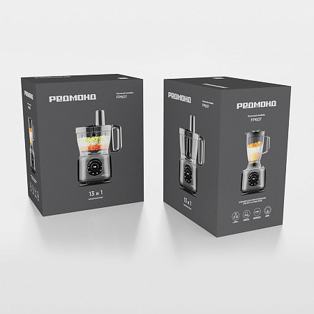 Изображение товара Кухонный комбайн Redmond FP607 (серый)