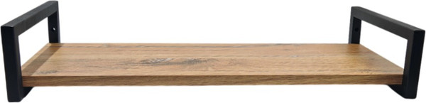 Изображение товара Полка Allerd 1 Rion 30x12 / 4050210600 (черный муар/дуб нокс)