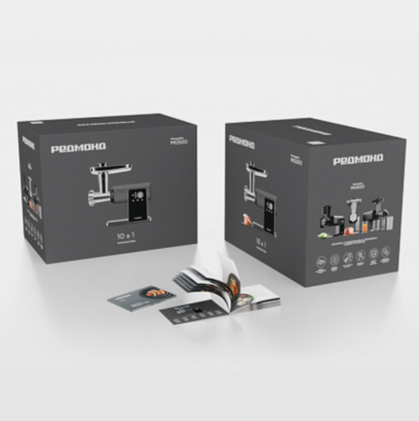 Изображение товара Мясорубка электрическая Redmond MG500 (серый)