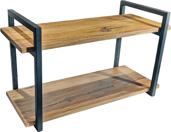 Изображение товара Полка Allerd 2 Rion 30x40 / 4060210600 (черный муар/дуб нокс)